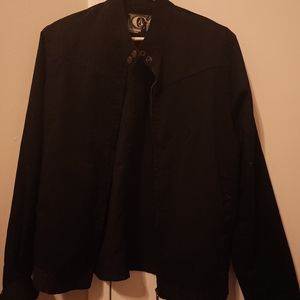 VOLCOM Black Frochickie "Lovin Phoebe" moto ladies jacket XL